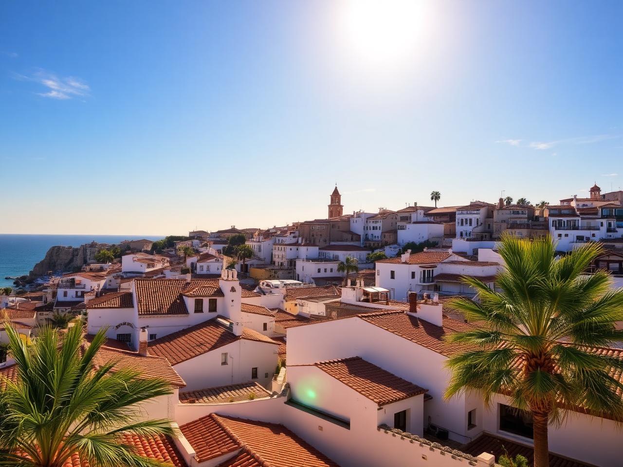 Pueblo costero de la Costa Dorada